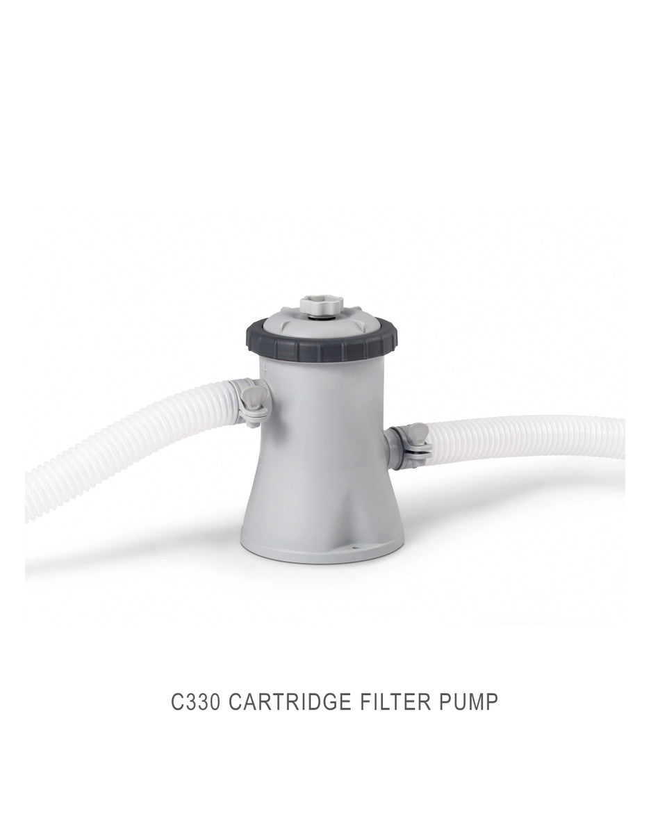 Intex 10 Ft x 30 in with pump & filter and cover