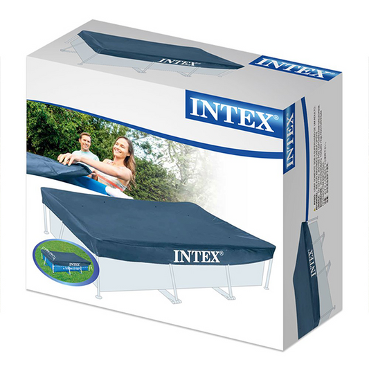 INTEX 3M X 2M RECTANGULAR POOL COVER 118"X79"X8"