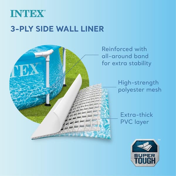 Intex 10ft x 30in Prism Frame Premium Swimming Pool Set: with Cartridge Filter Pump