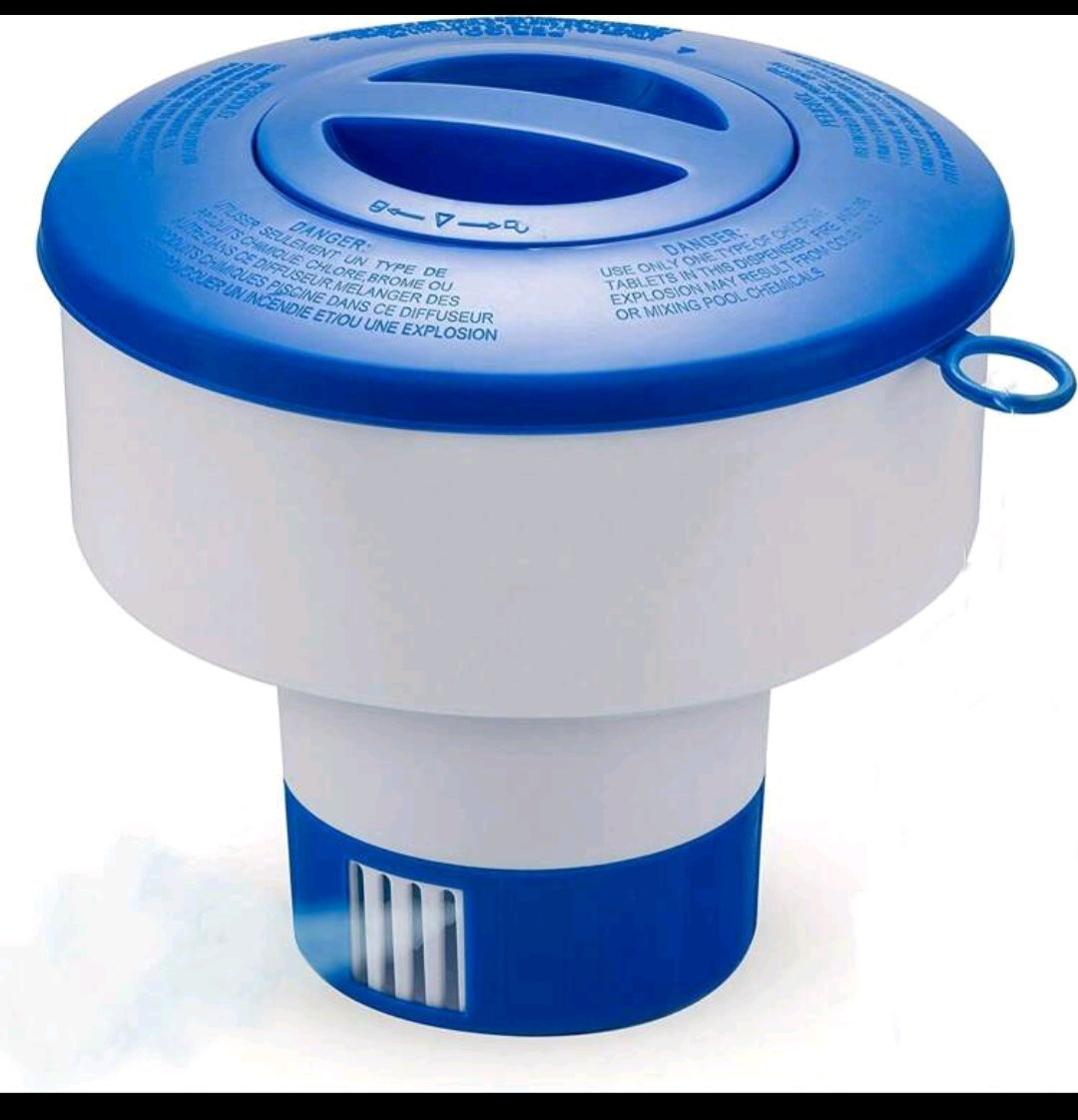 Floating Chemical Dispenser with 2 Chlorine Tablets