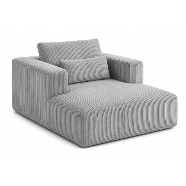 COMPRESSED O.SIZED CHAISE LOUNGE W LUMBAR PILLOW
