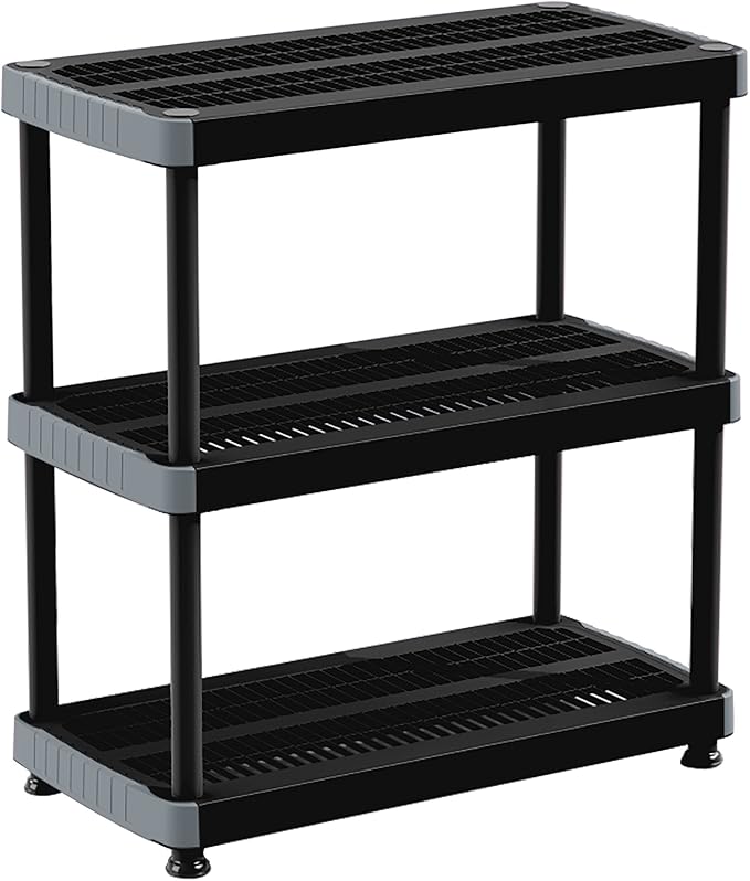 RIMAX 3L 18" VENTIL SHELVING BLACK