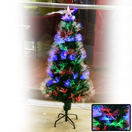 XMAS TREE 4FT W/FIBRE OPTIC LIGHTS