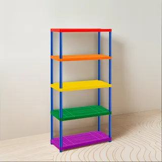 RIMAX 15IN 5 TIER SOLID SHELF RAINBOW
