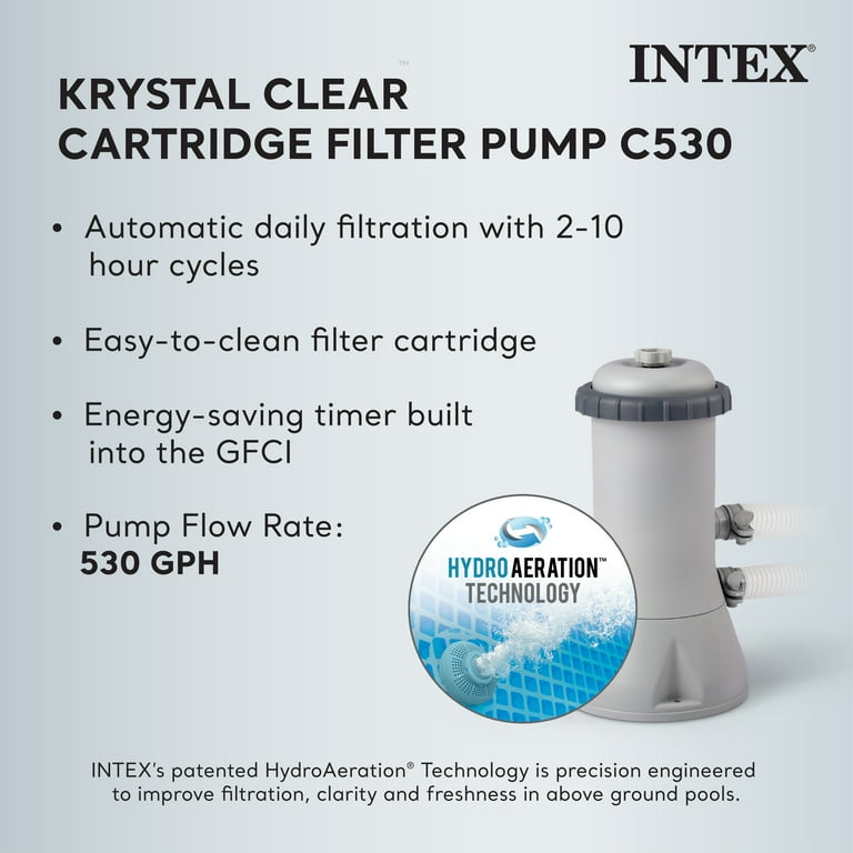 Intex 12 Ft x 39 inch with Pump, Filter, Ladder & Cover