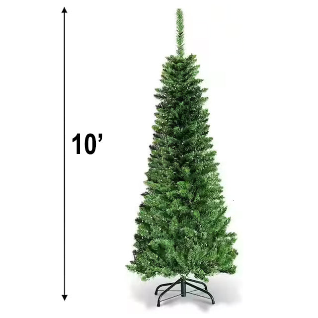 CHRISTMAS TREE 10FT W/METAL STAND