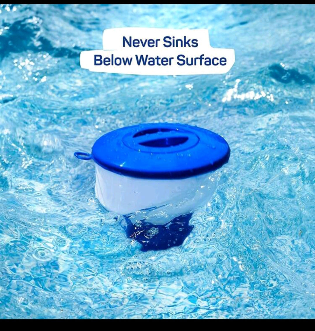 Floating Chemical Dispenser with 2 Chlorine Tablets