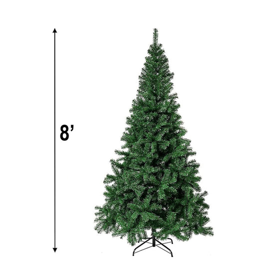 CHRISTMAS TREE 8FT W/METAL STAND