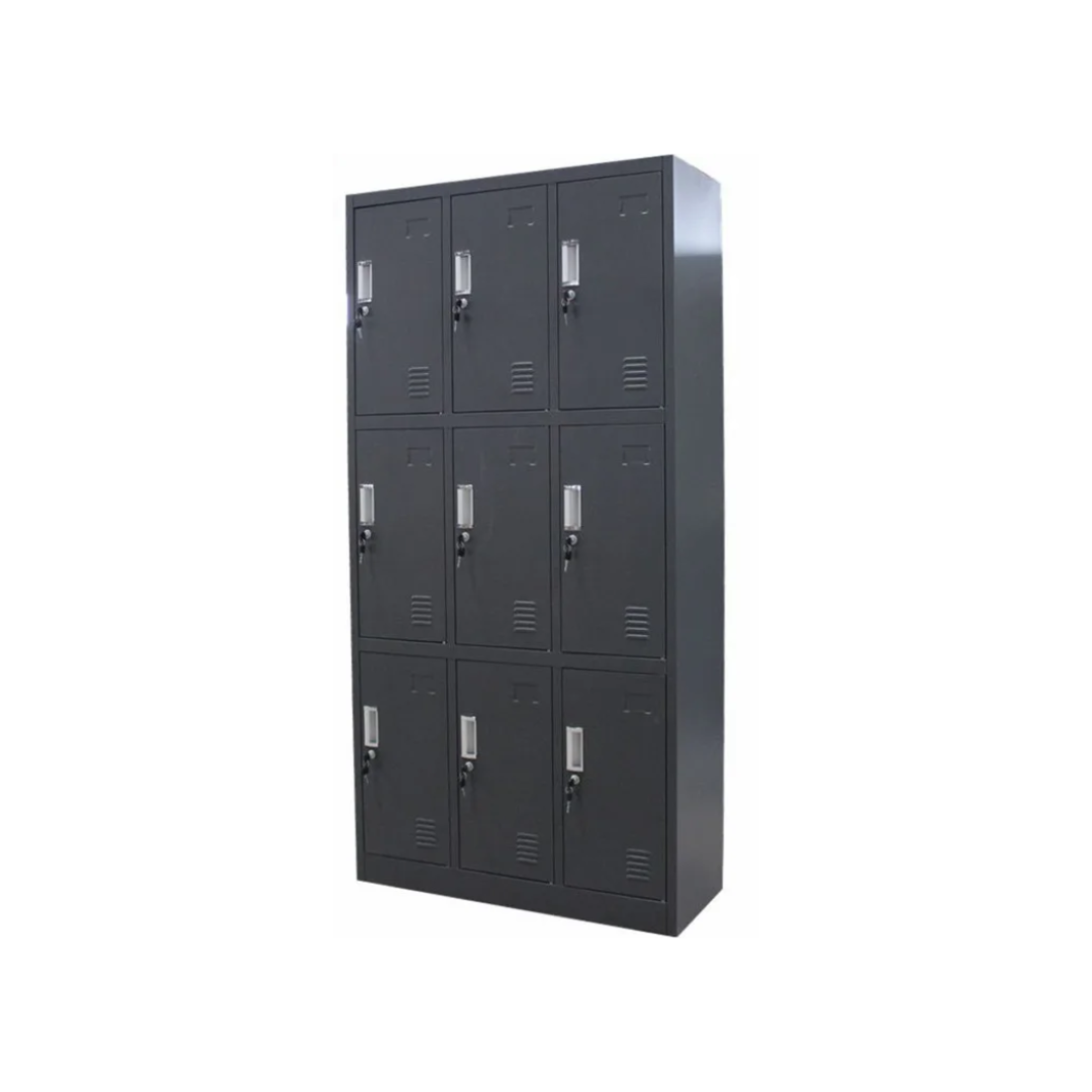 12 DOOR METAL STORAGE LOCKER