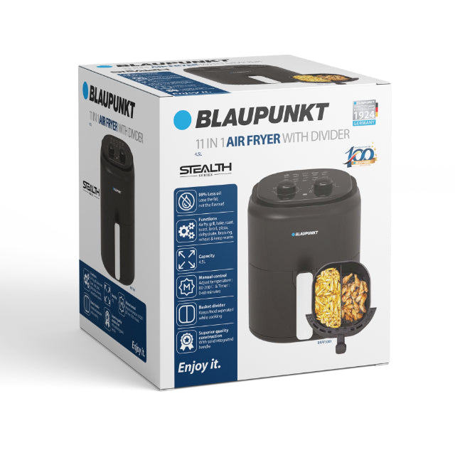 BLAUPUNKT 4.5L 11 IN 1 AIR FRYER W/DIVIDER