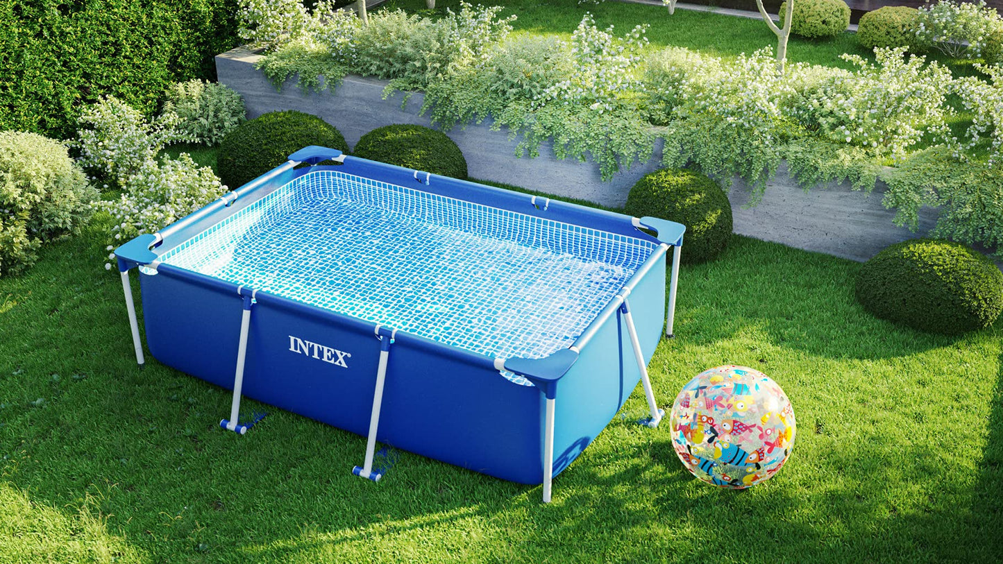 Intex Above-Ground Swimming Pool, Rectangular Frame 8.5ft x 5.3Ft x25inch