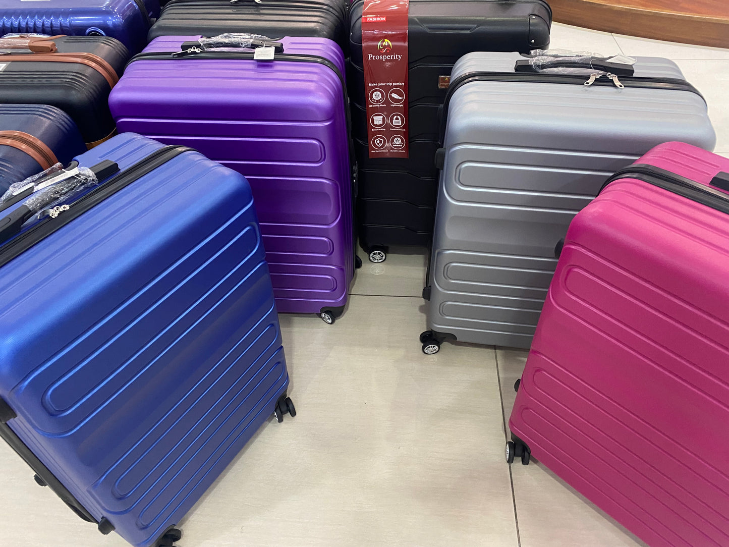 RHINOTOP JOURNEY TRIO 3PC PINK LUGGAGE SET