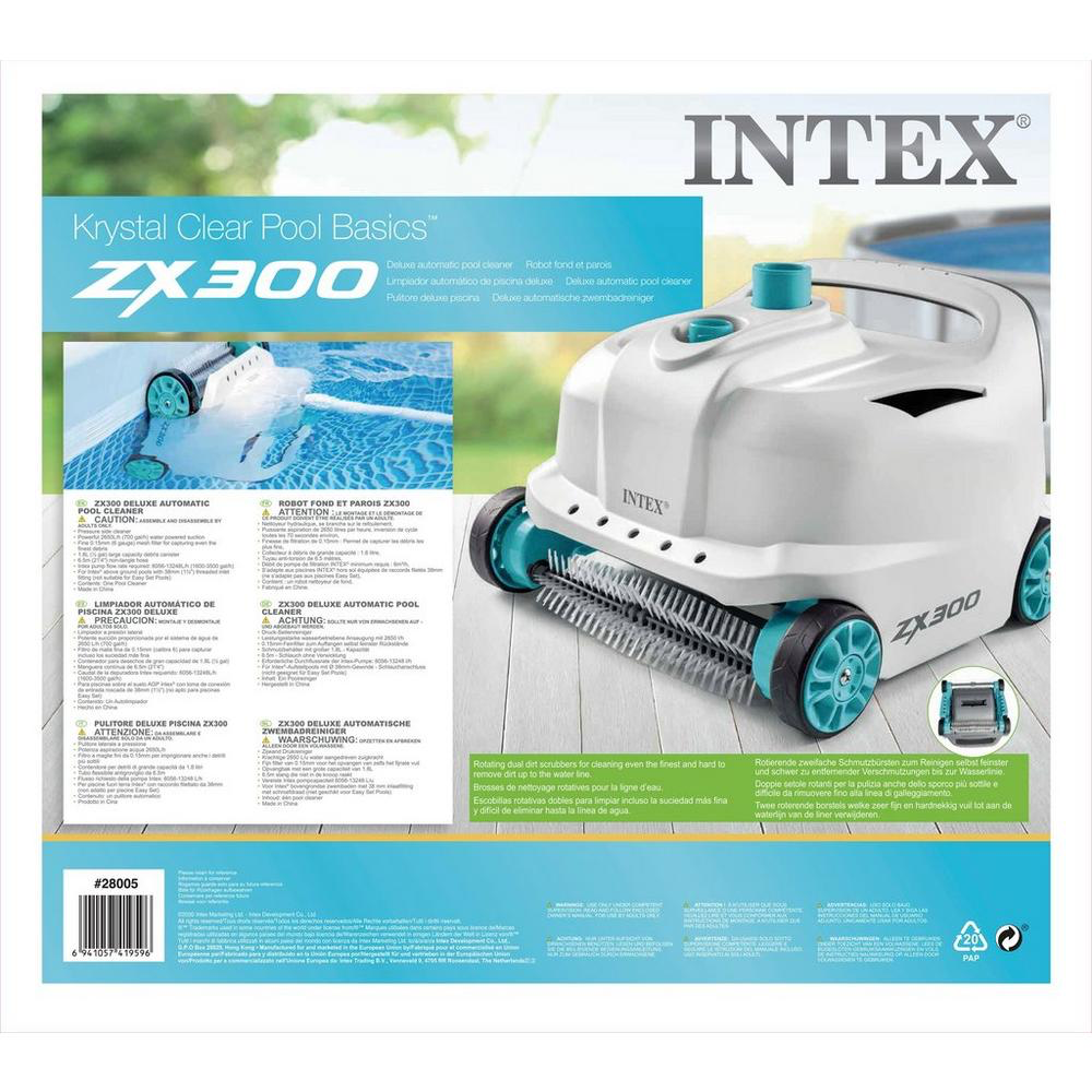 Intex Zx300 Deluxe Automatic Pool Cleaner
