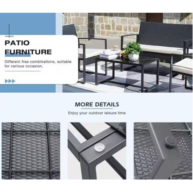 THEO 4 PC PATIO SET