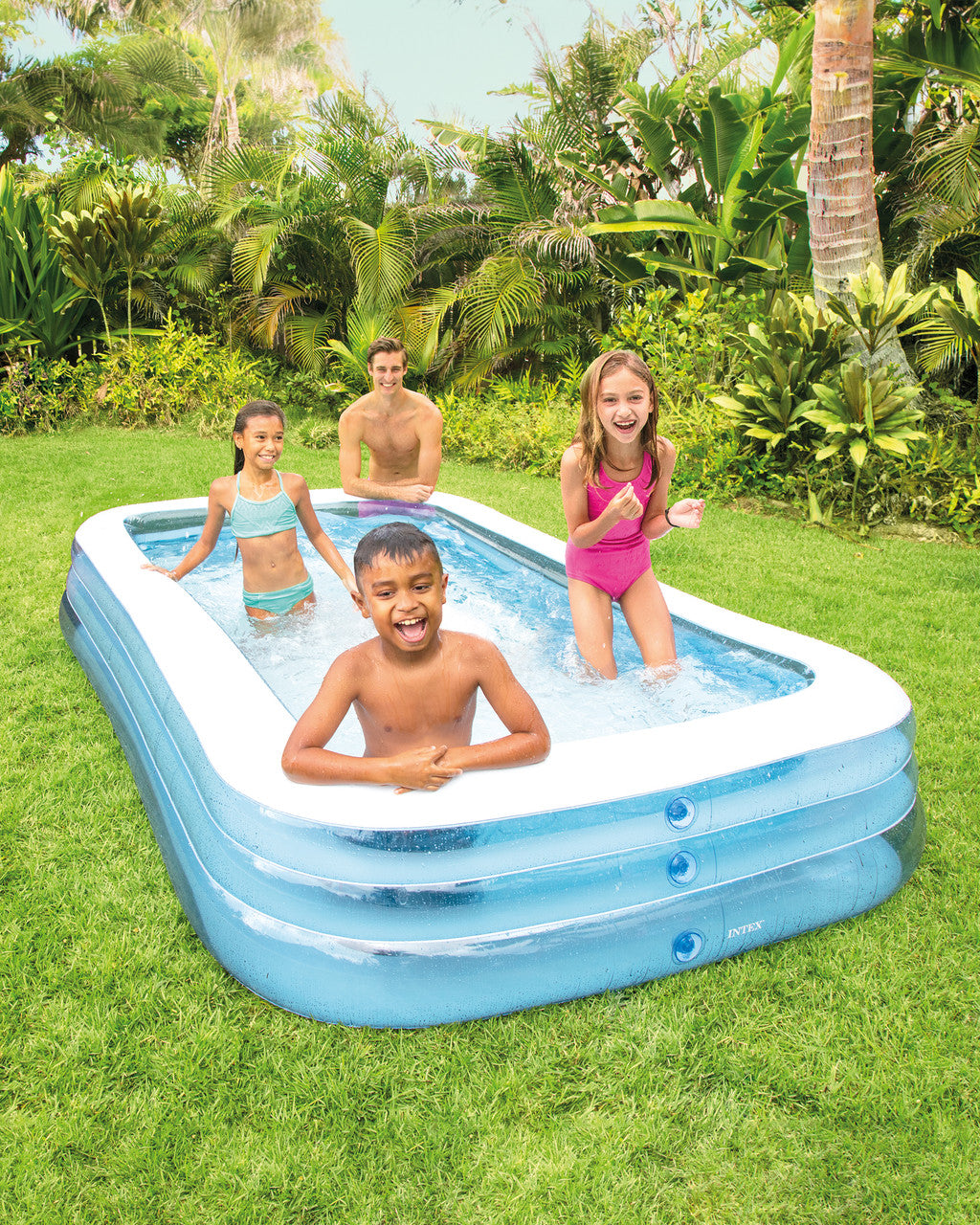 Swim Center® Inflatable Family Pool - Light Blue