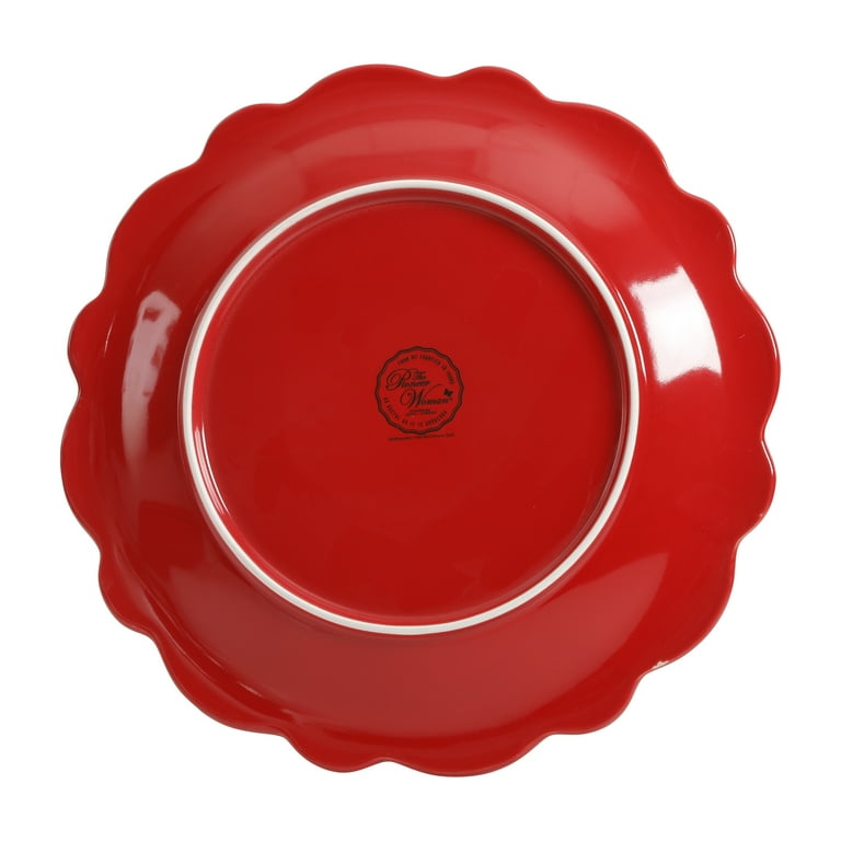 The Pioneer Woman Toni Red Dinnerware Set, 12-Piece