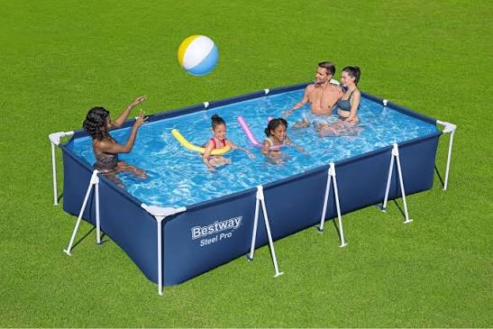 Bestway  Rectangular  Swimming Pool with Filter Pump 13ft long