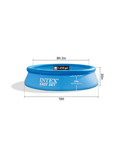 Easy Set Inflatable Swimming Pool: 10ft x 30in Pool only