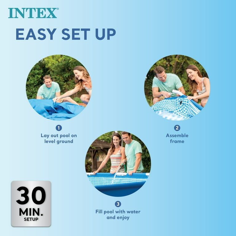 Intex 7' 2" x 4' 11" x 23"
