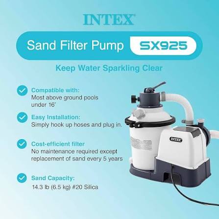 Krystal Clear™ Sand Filter Pump System 925 gph