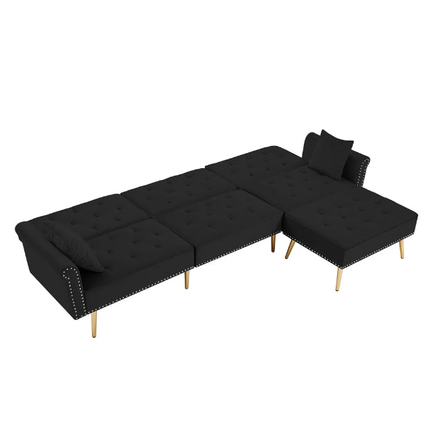 JOHNTE L SHAPED SLEEPER SOFA WITH OTTOMAN FURNITURE SET