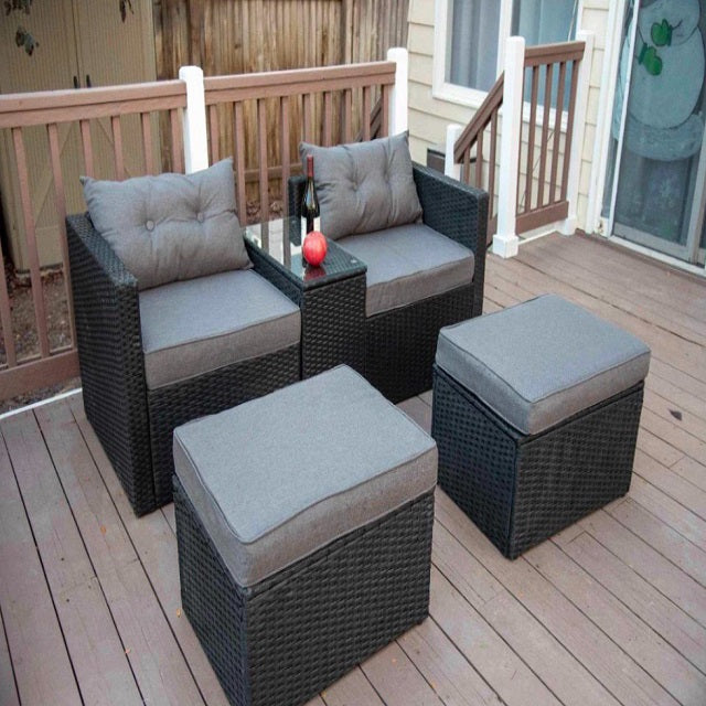 WAVERLY 5 PIECE PATIO SET