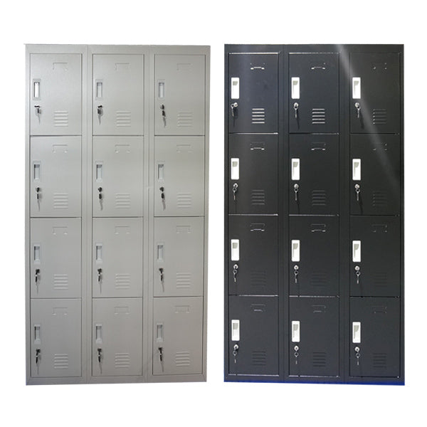 12 DOOR METAL STORAGE LOCKER