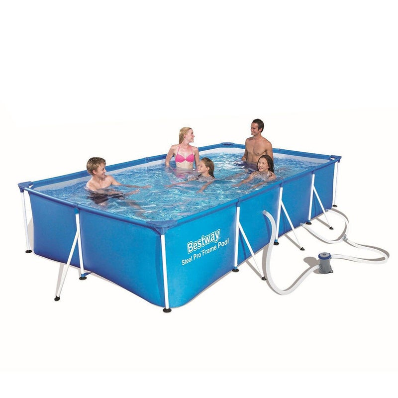 Bestway  Rectangular  Swimming Pool with Filter Pump 13ft long