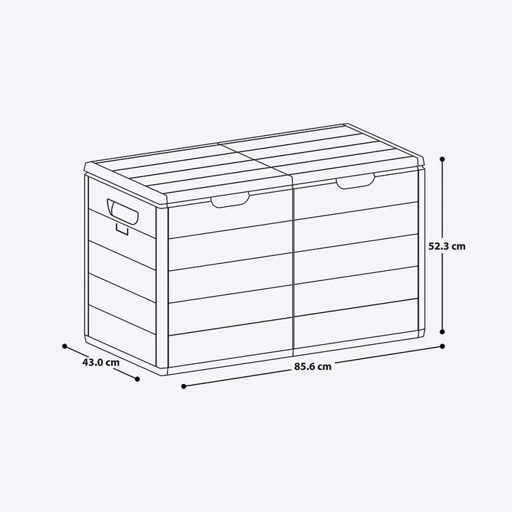 RIMAX 53 GAL RESIN DECK STORAGE BOX