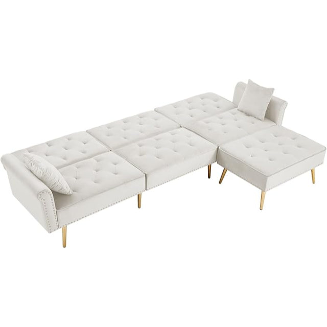 JOHNTE L SHAPED SLEEPER SOFA WITH OTTOMAN FURNITURE SET