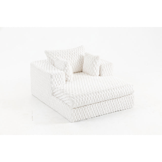 COMPRESSED CHAISE LOUNGE CHAIR W 2 PILLOWS