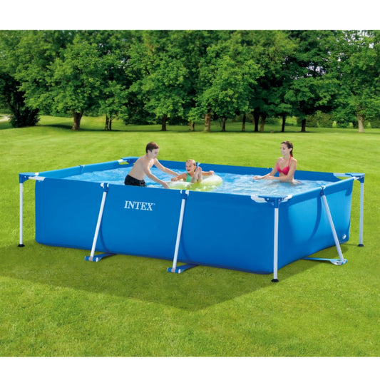 Intex 9' 10" x 6' 6 ¾" x 29 ½" Rectangular Frame Above Ground Pool