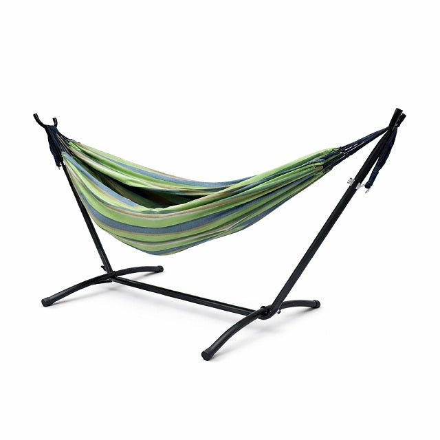 PORTABLE HAMMOCK W/STEEL STAND AND CARRY BAG