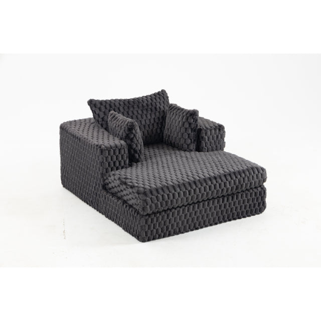 COMPRESSED CHAISE LOUNGE CHAIR W 2 PILLOWS