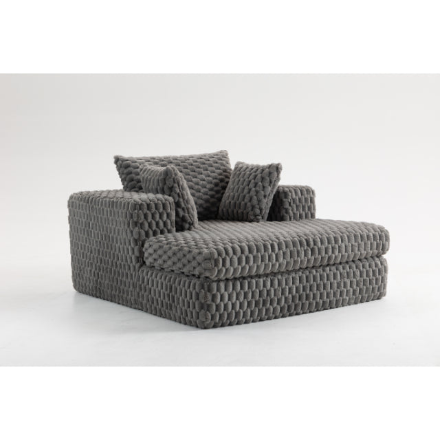 COMPRESSED CHAISE LOUNGE CHAIR W 2 PILLOWS