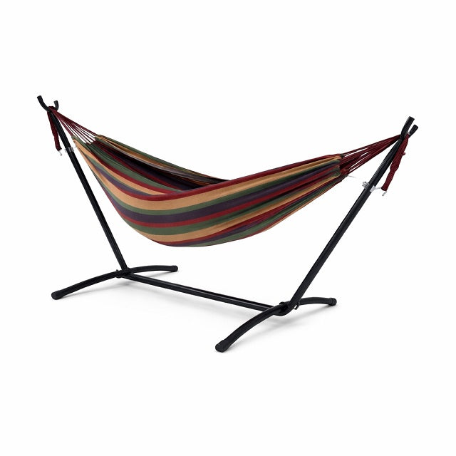 PORTABLE HAMMOCK W/STEEL STAND AND CARRY BAG
