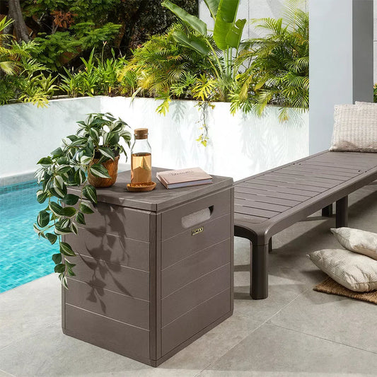 Rimax 26Gal Resin Deck Storage Box