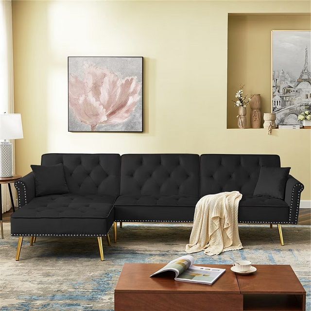 JOHNTE L SHAPED SLEEPER SOFA WITH OTTOMAN FURNITURE SET
