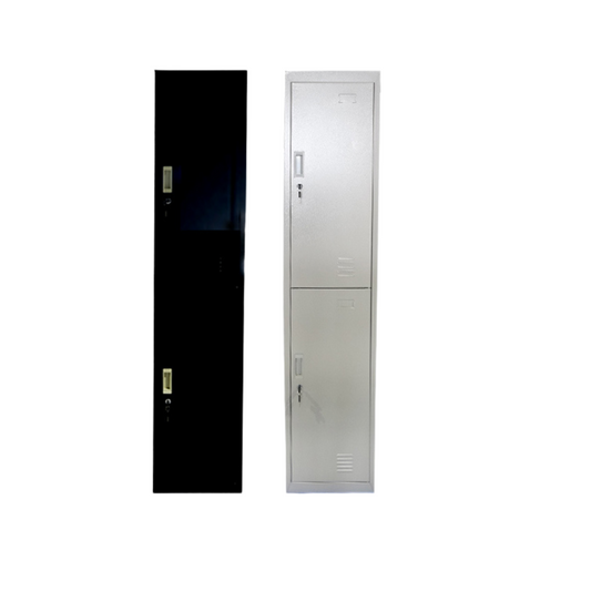2 DOOR METAL STORAGE LOCKER
